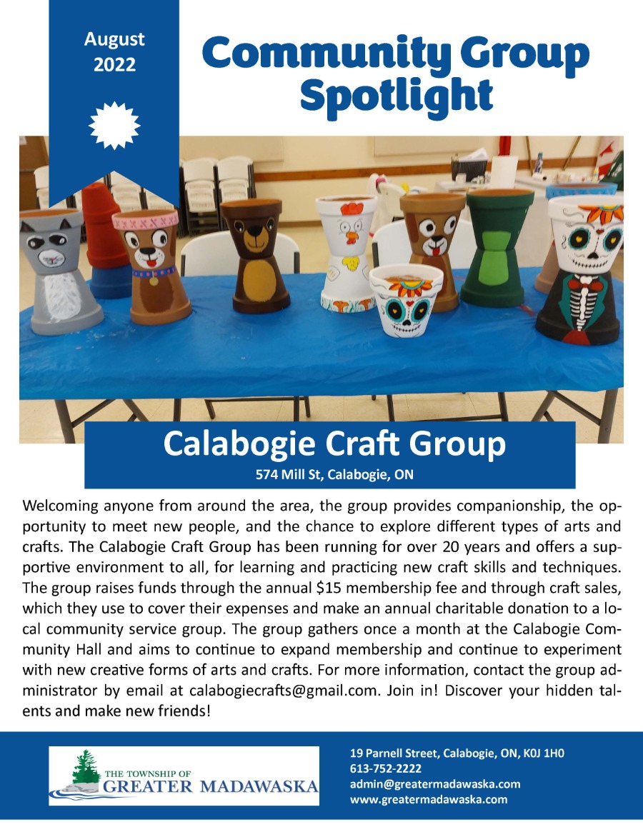 Calabogie Craft group article