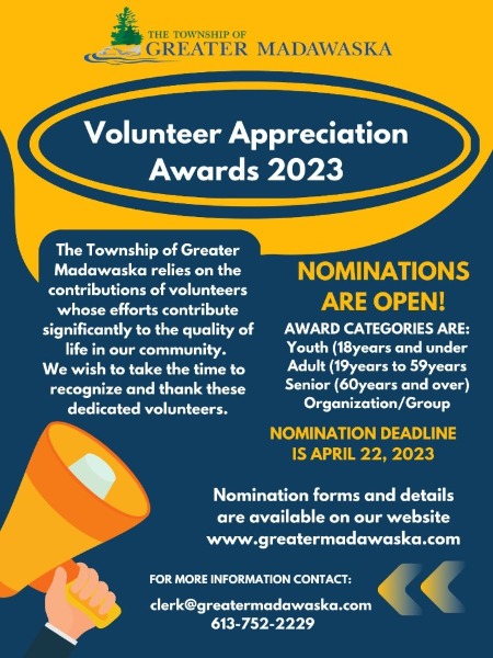 volunteer appreciation awards program poster