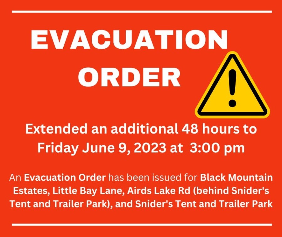 evacuation order extended to June 9