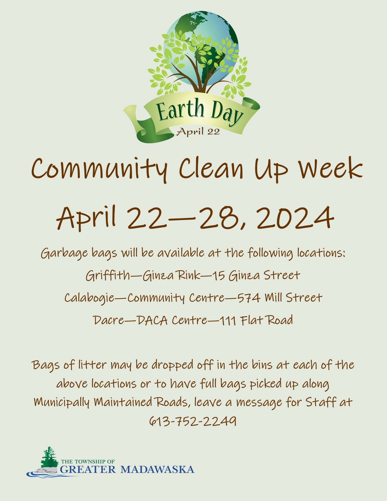 Earth Day Clean Week Poster