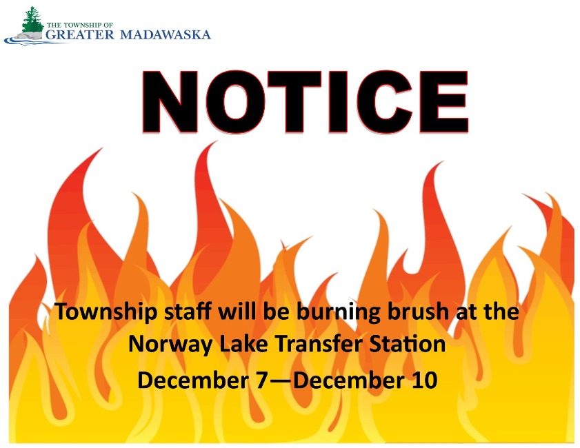 poster notice burning brush