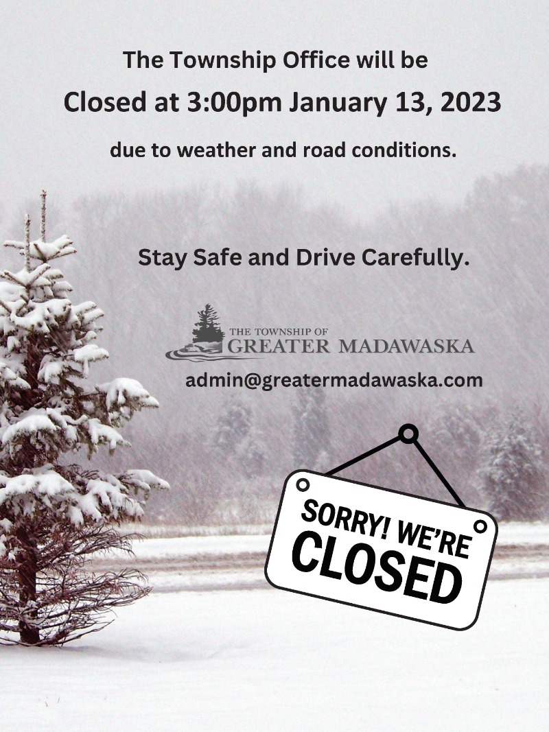 office closed january 13, 2023 at 3:00pm