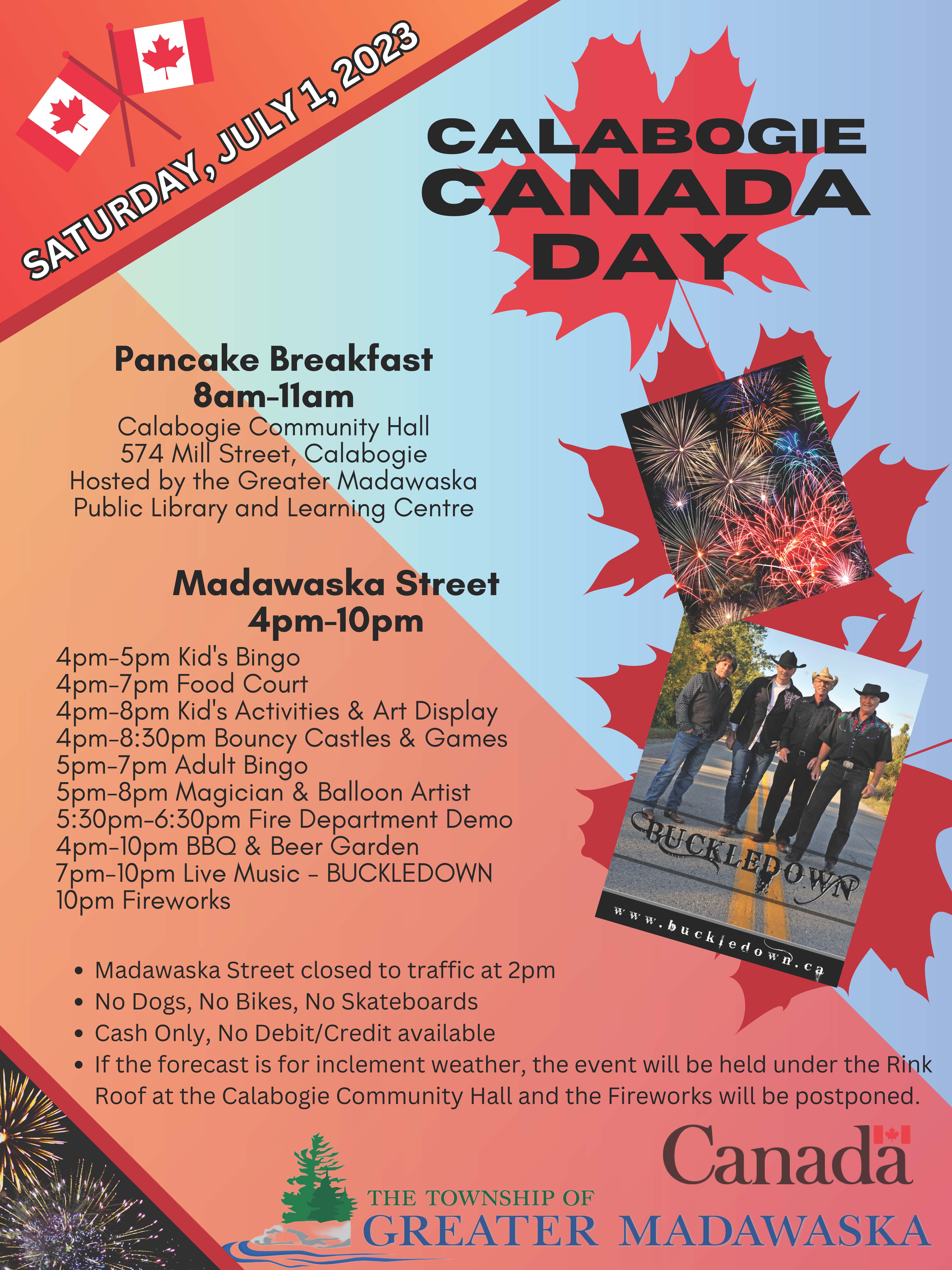 canada day event poster