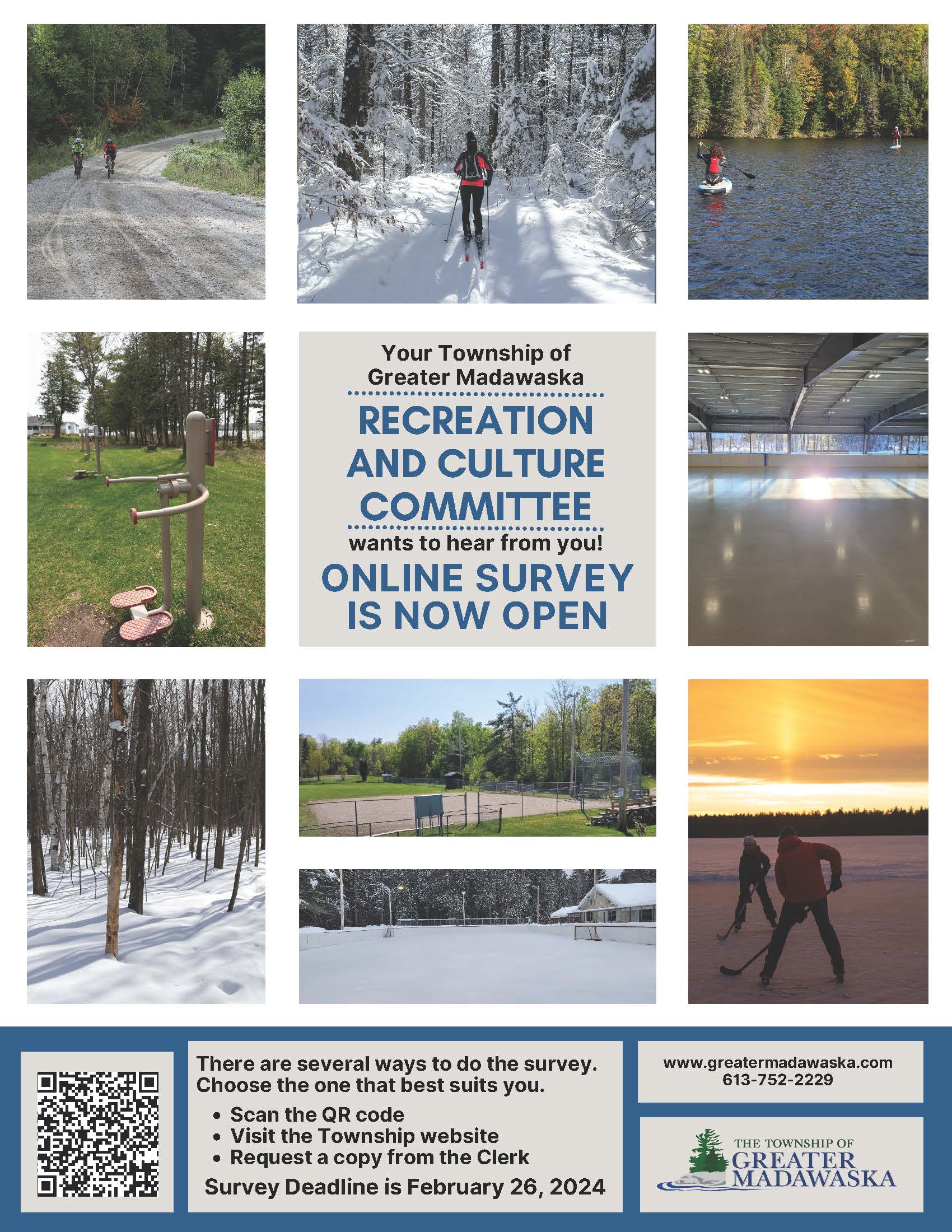 Recreation and culture committee survey poster