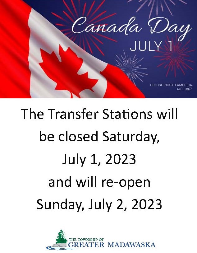 transfer stations closed July 1 2023