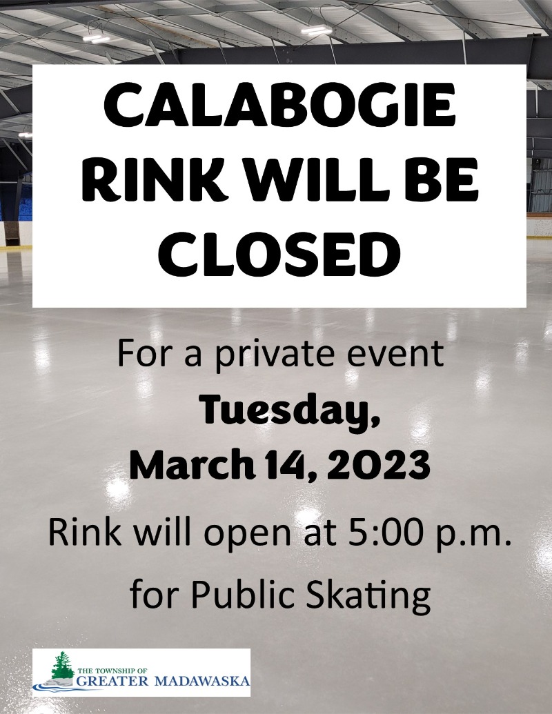 rink closed march 14