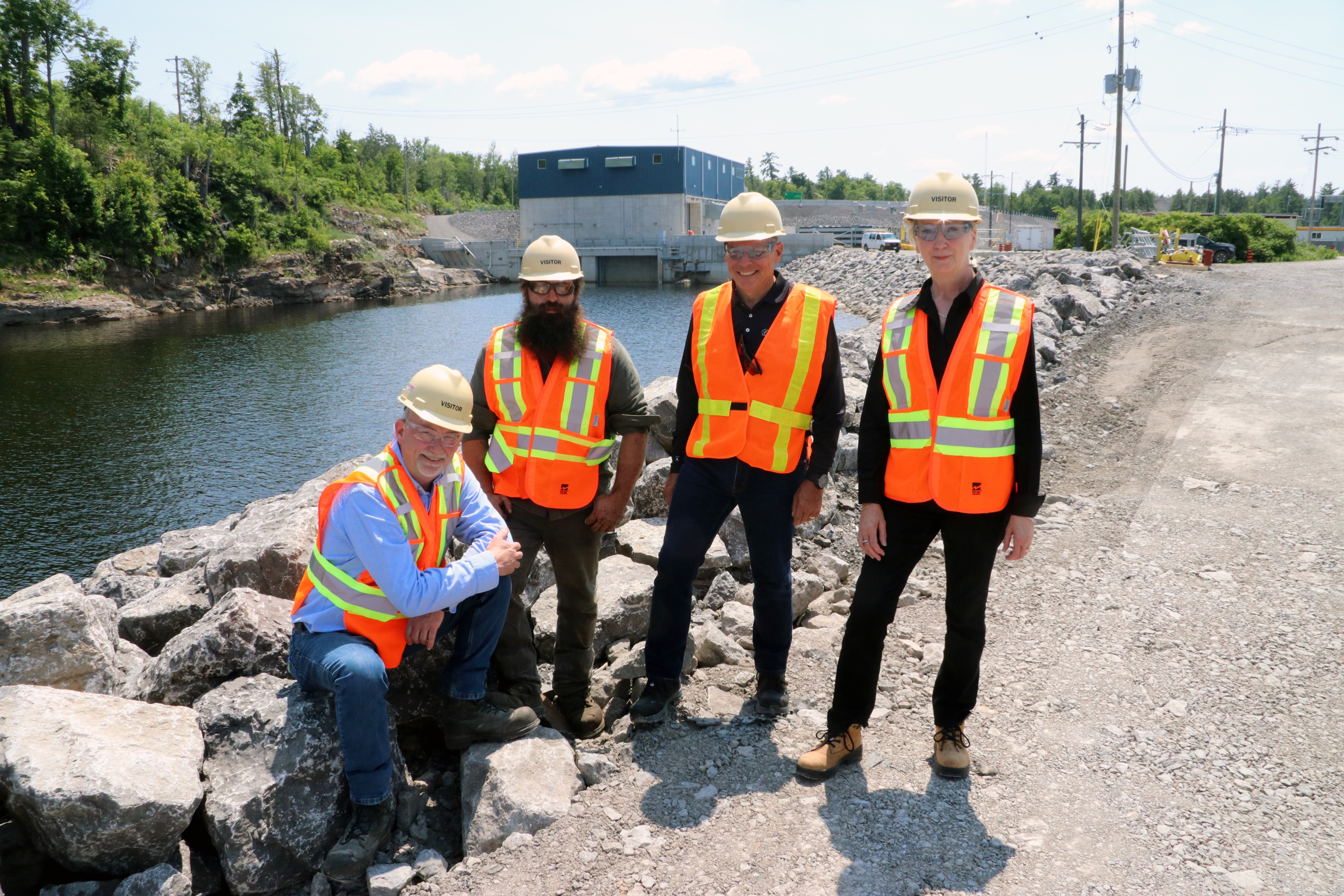 council posed at opg tour