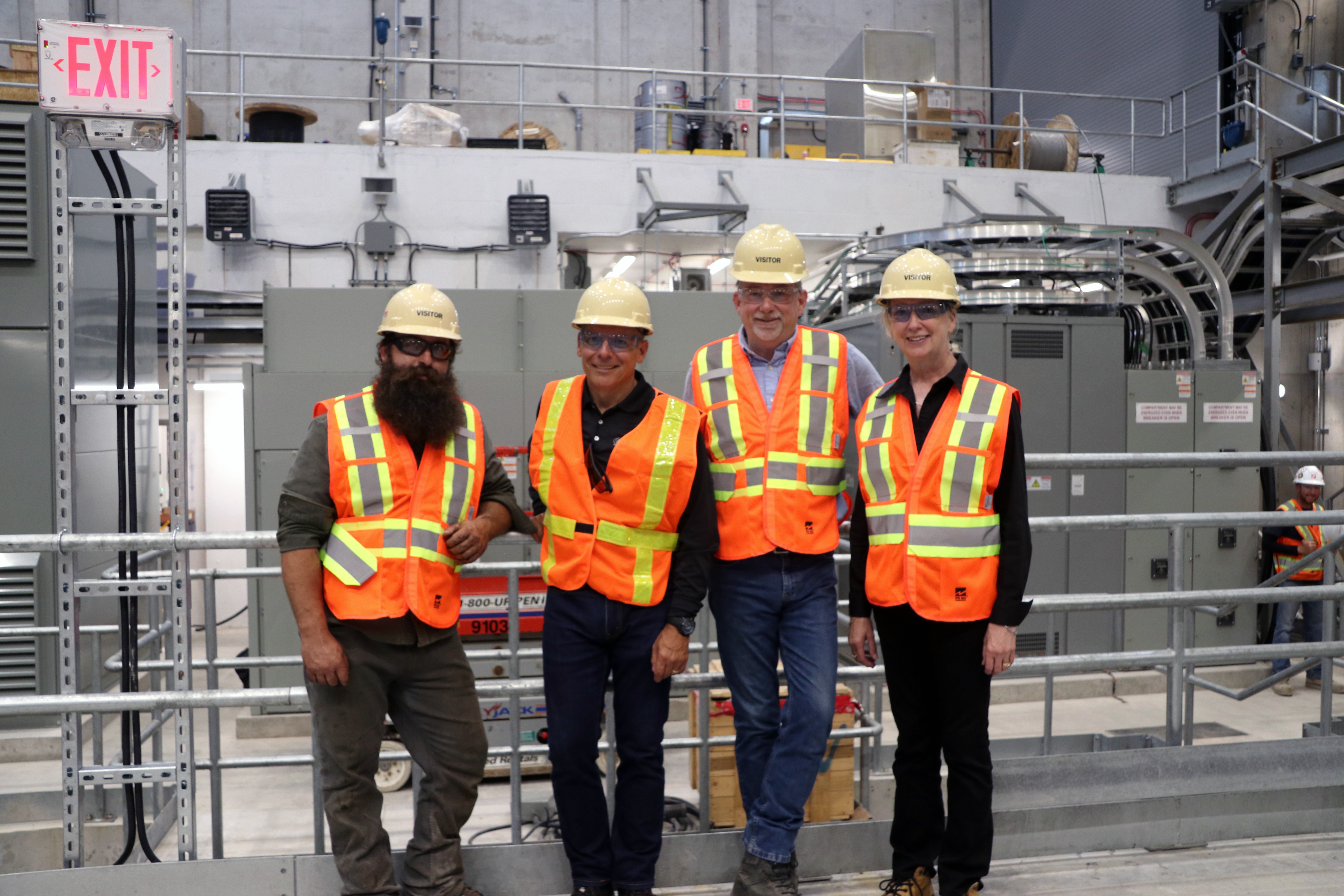 council posed at opg tour