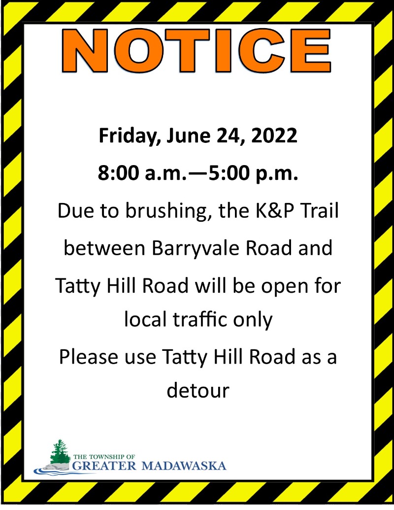 brushing work on K and P Trail