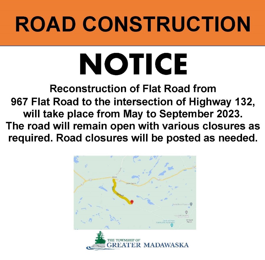 road construction notice