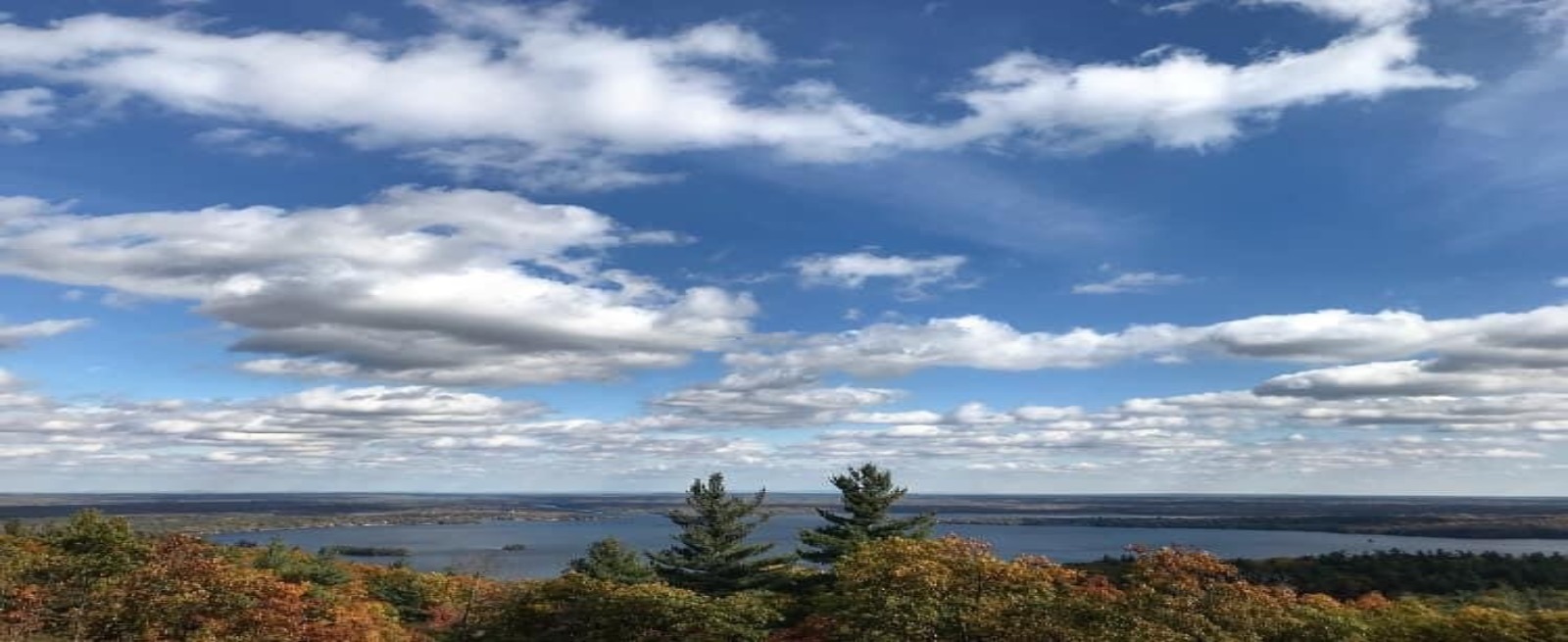 view of Calabogie from the Peaks