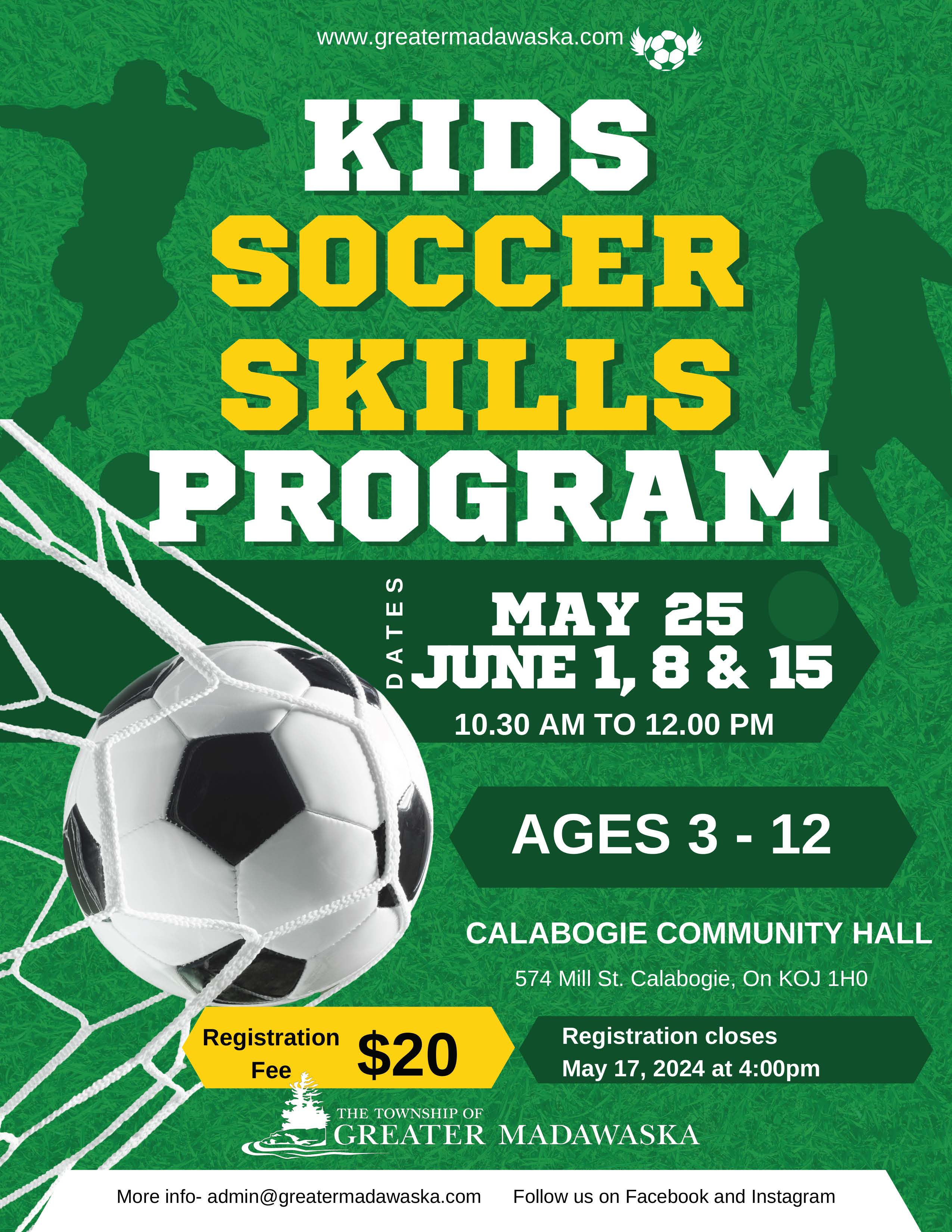 2024 Soccer program poster