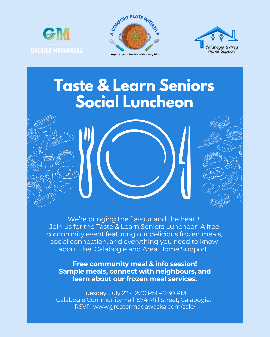 taste learn seniors social luncheon