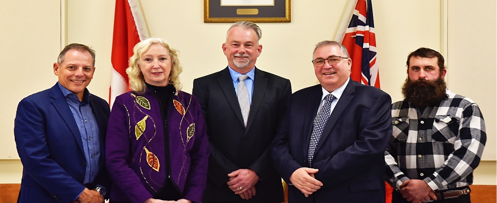 Photo of five council members