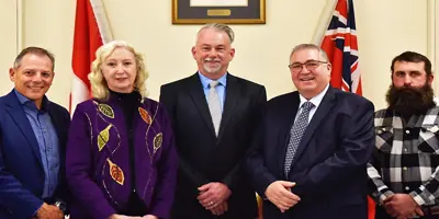 Photo of five council members