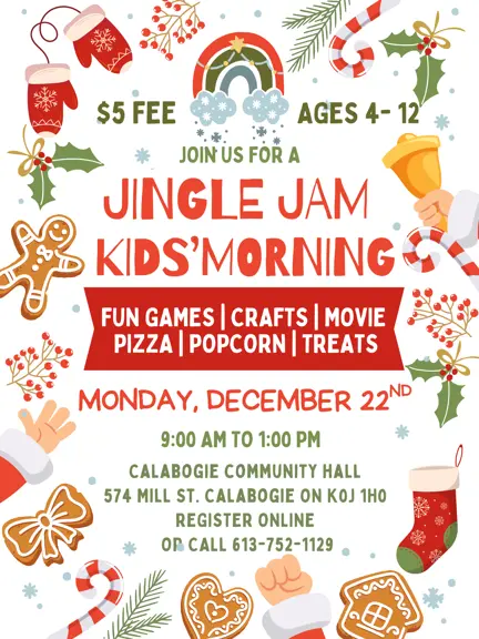 Jingle Jam poster text is in body of post