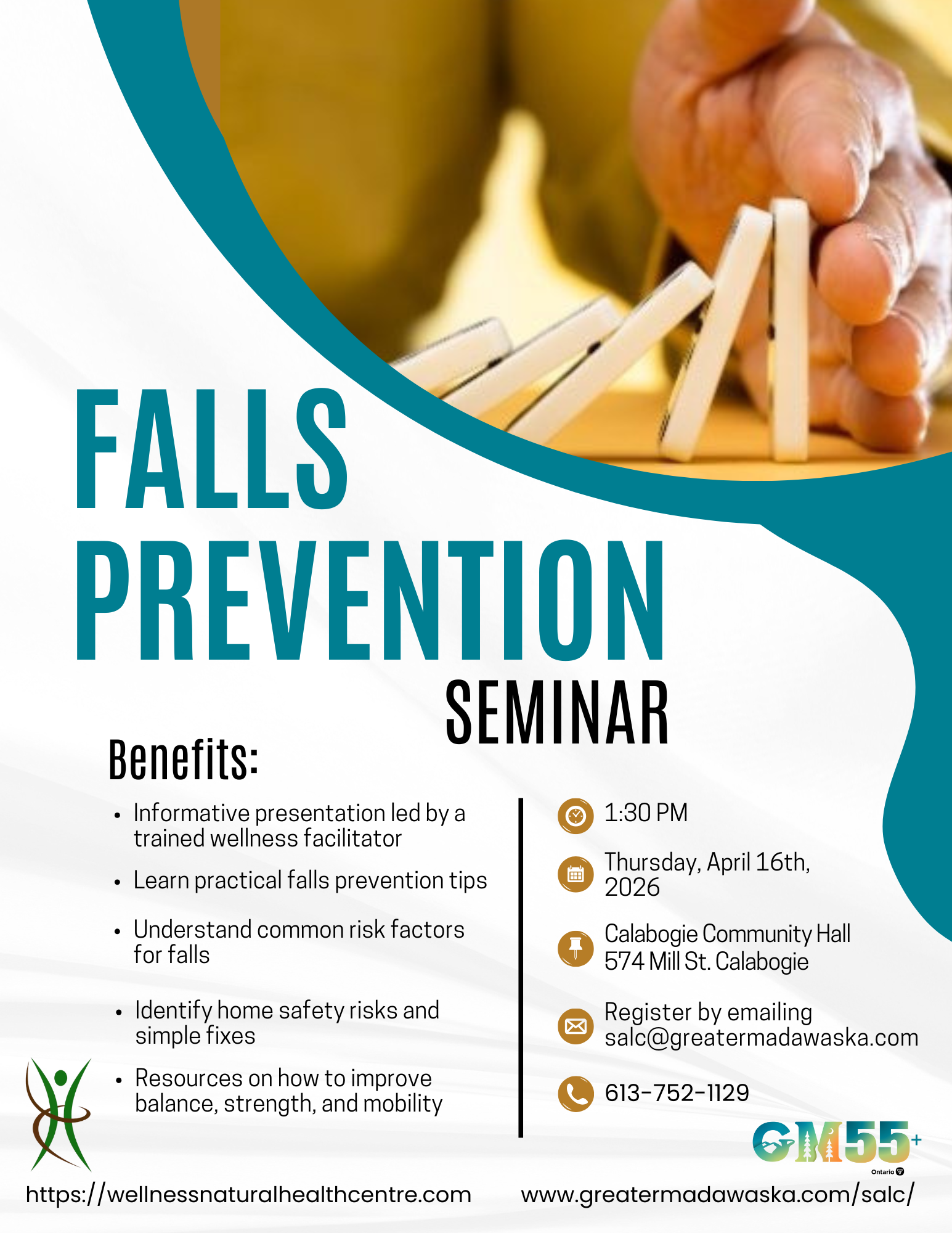Fall Prevention poster content is in body of webpage